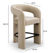 TOV Furniture Malone Performance Chenille Counter Stool