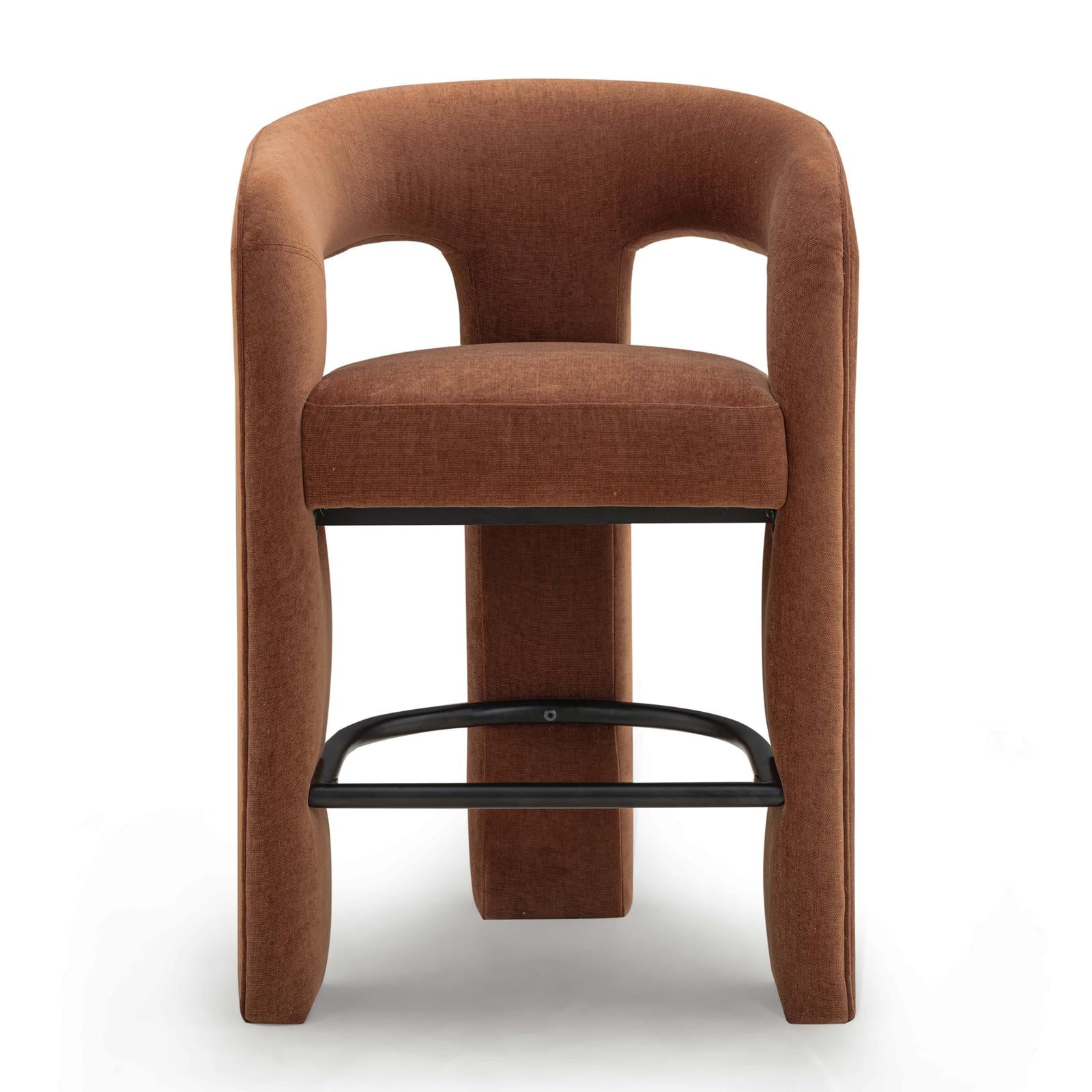 TOV Furniture Malone Performance Chenille Counter Stool