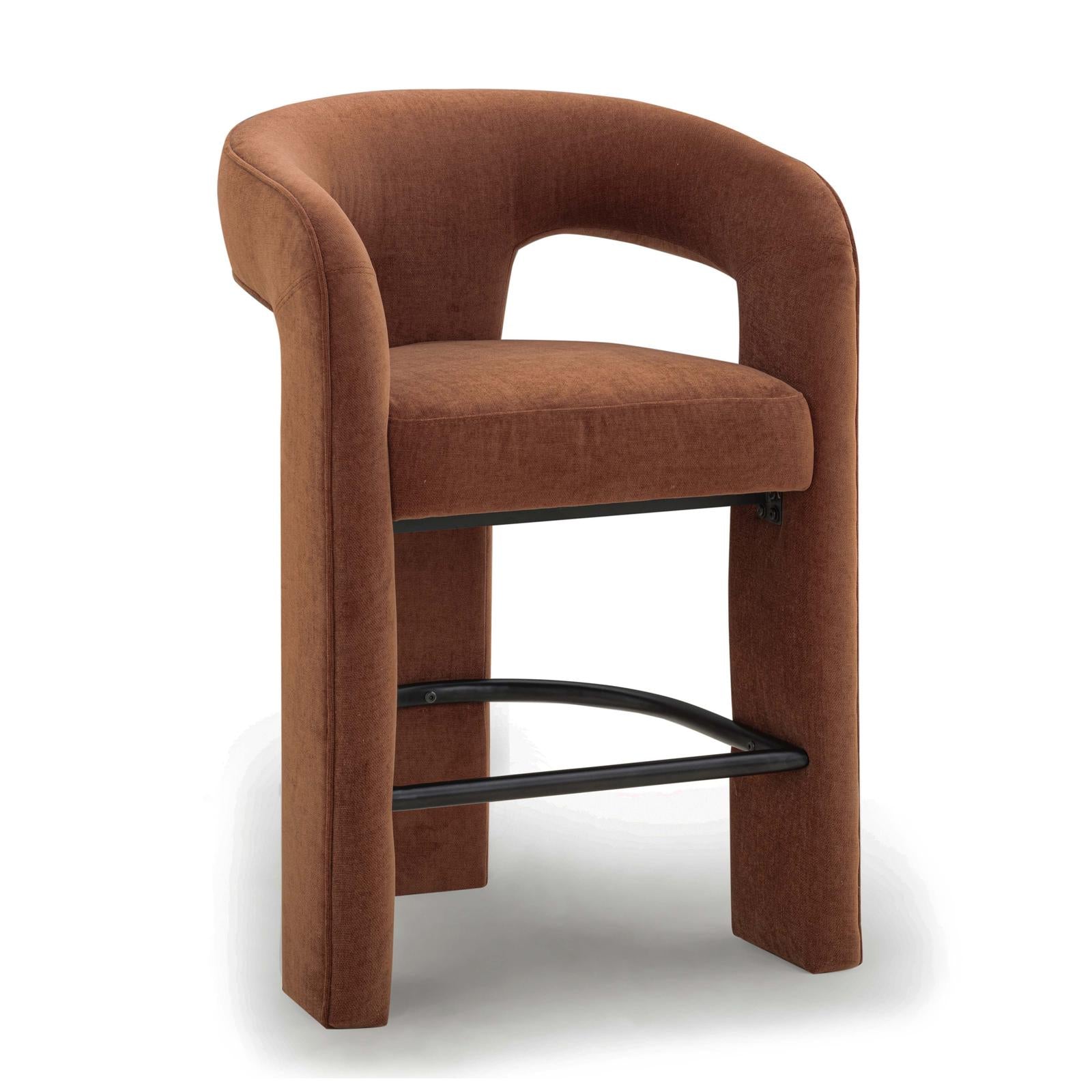 TOV Furniture Malone Performance Chenille Counter Stool