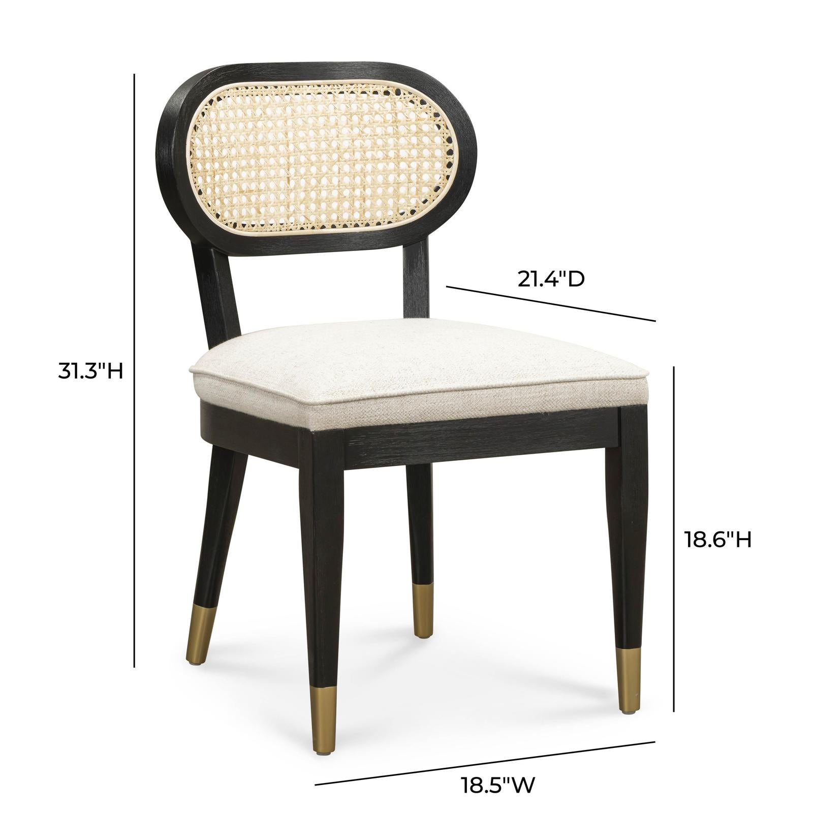 TOV Furniture Cosette Performance Linen Dining Chair