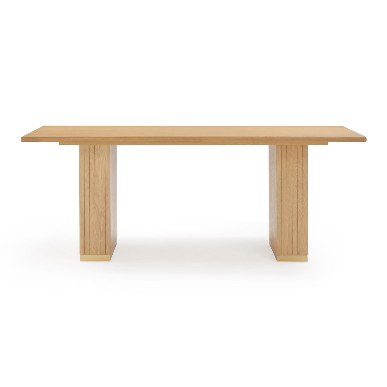 TOV Furniture Chelsea Oak Rectangular Dining Table