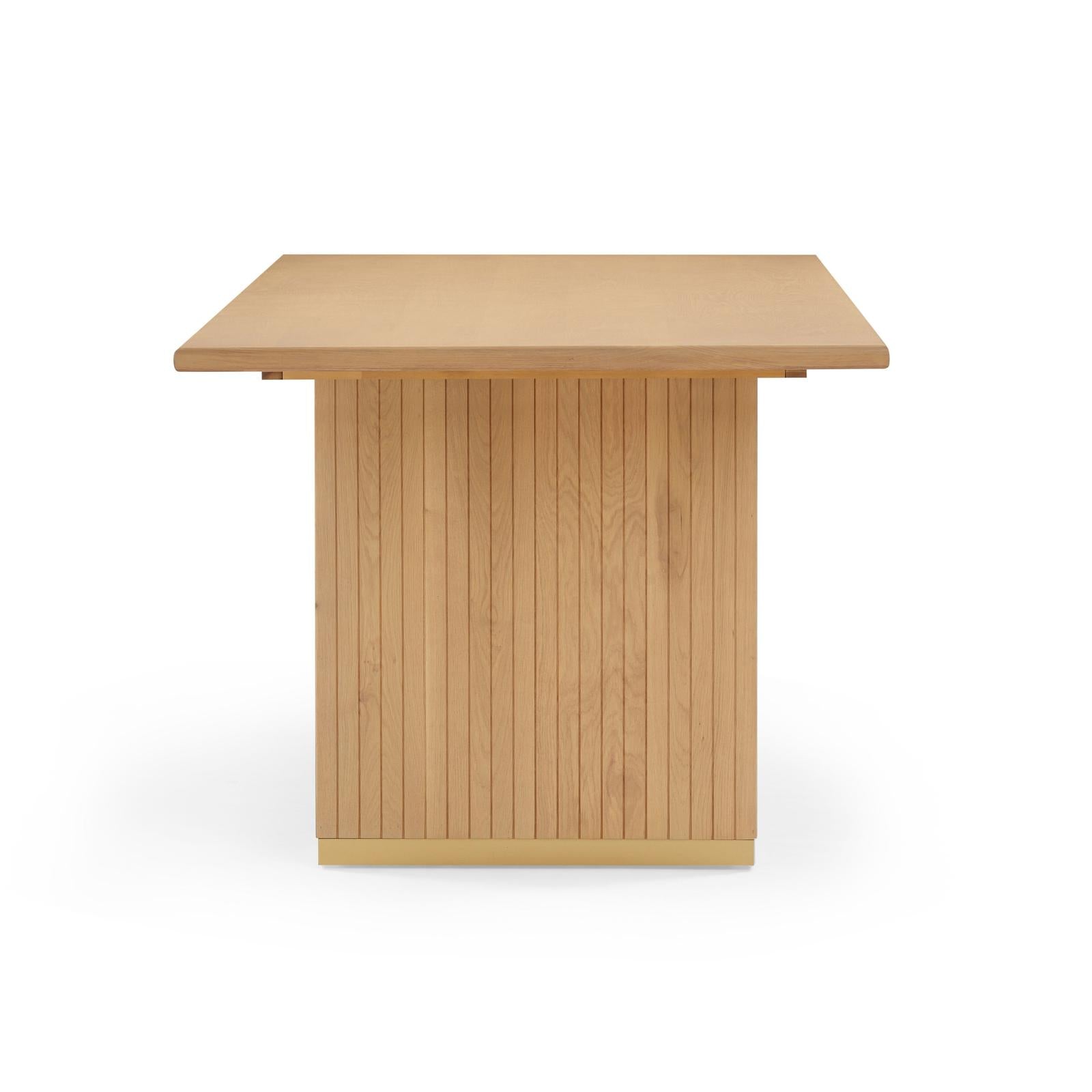 TOV Furniture Chelsea Oak Rectangular Dining Table