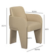 TOV Furniture Leo Vegan Leather Dining Chair