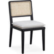 TOV Furniture Tassina Cream Upcycled Performance Linen Dining Chair