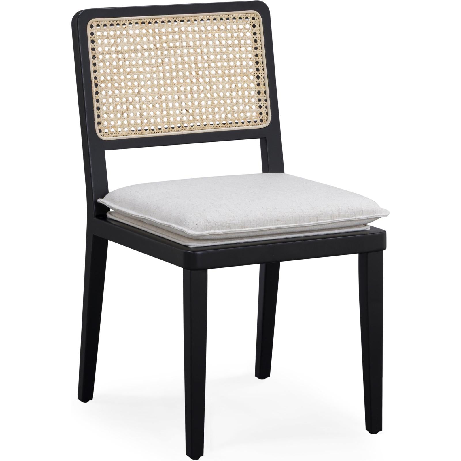 TOV Furniture Tassina Cream Upcycled Performance Linen Dining Chair