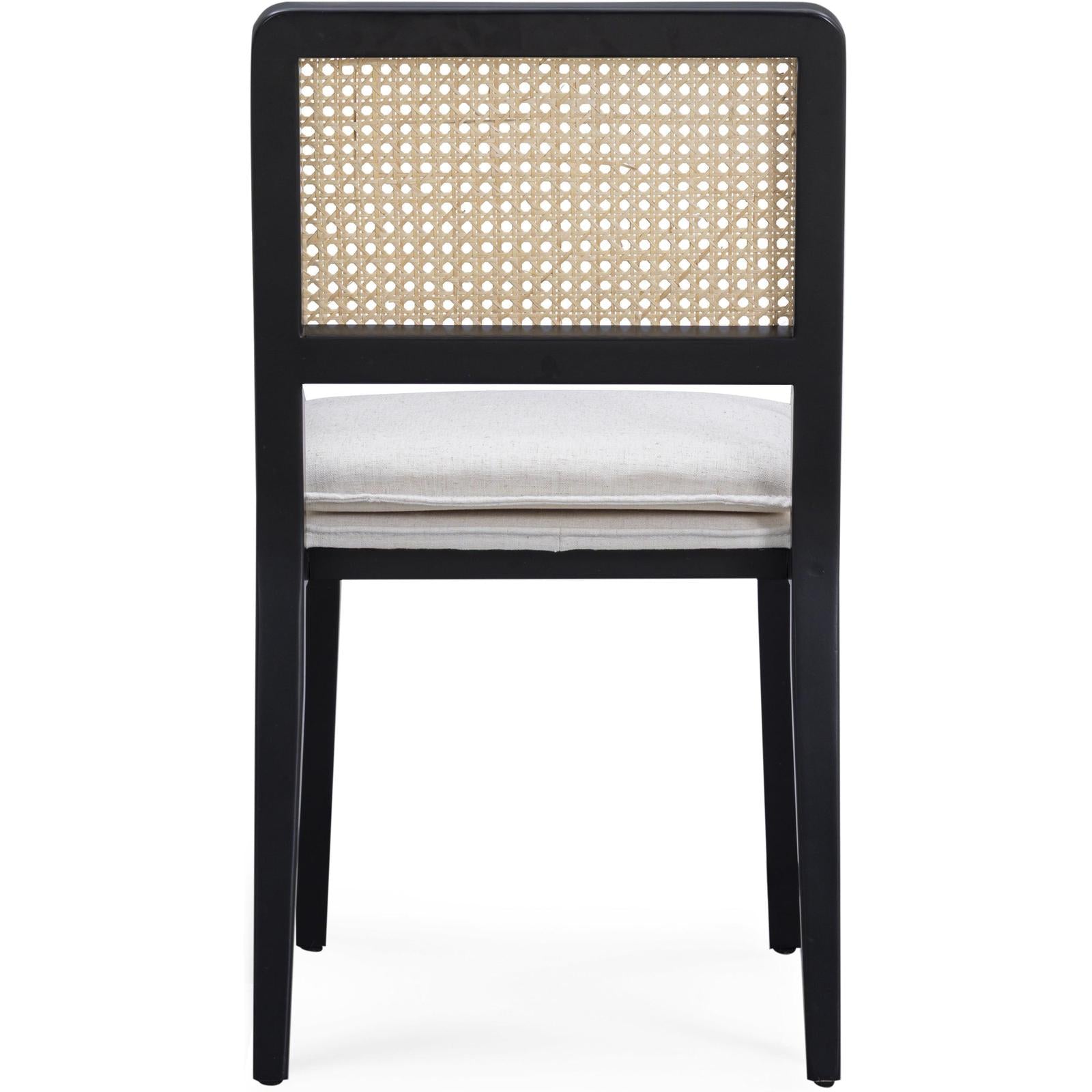 TOV Furniture Tassina Cream Upcycled Performance Linen Dining Chair
