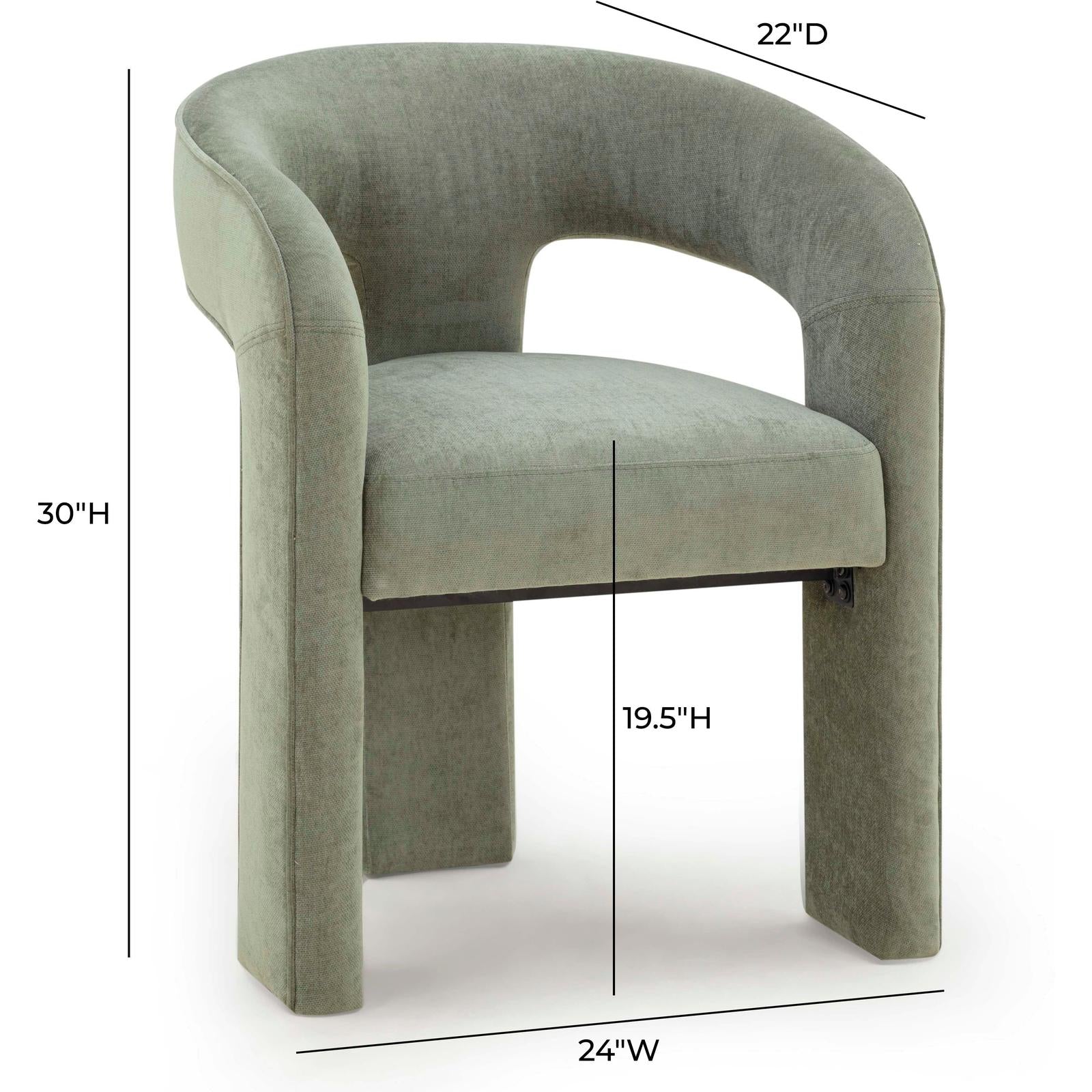 TOV Furniture Malone Performance Chenille Dining Chair