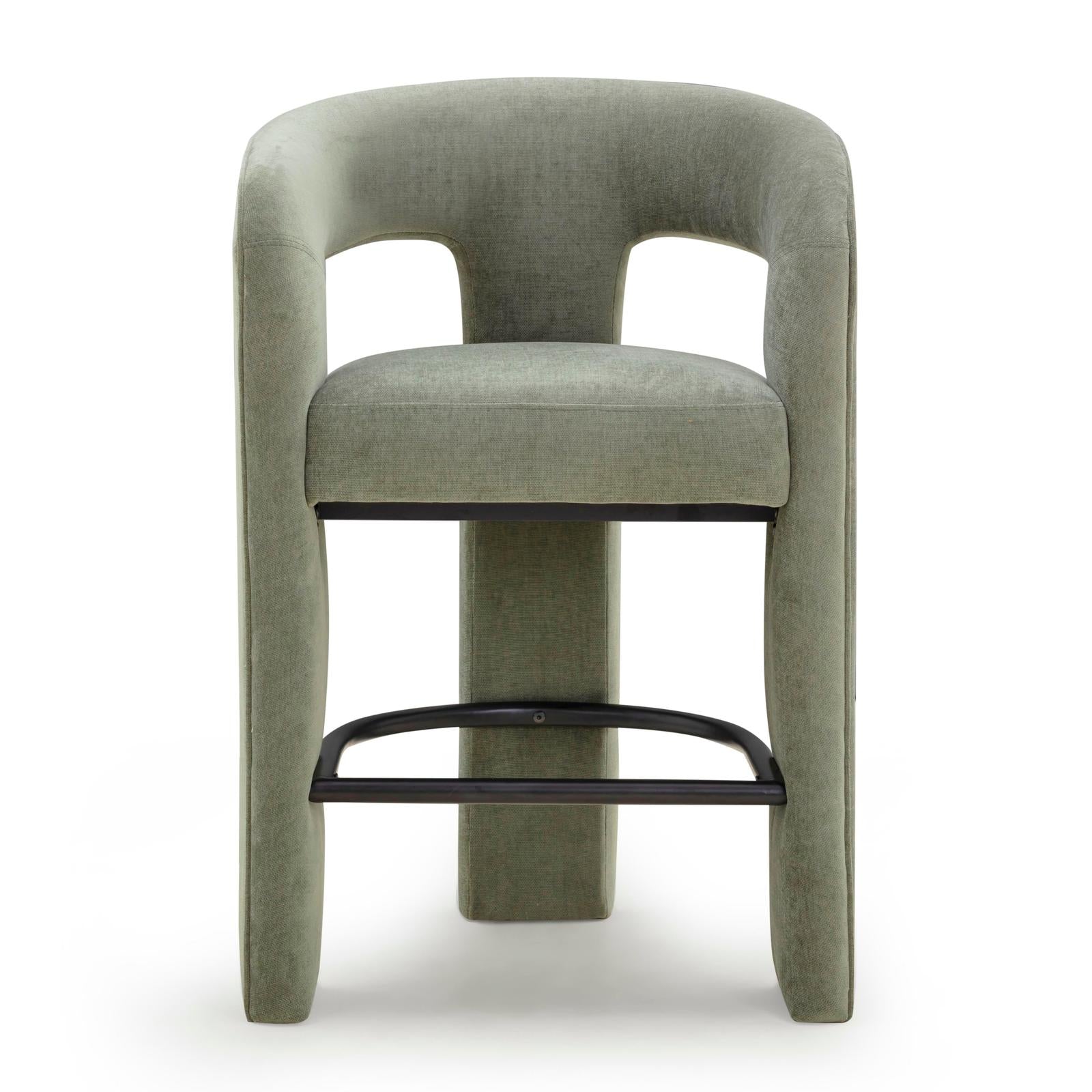 TOV Furniture Malone Performance Chenille Counter Stool
