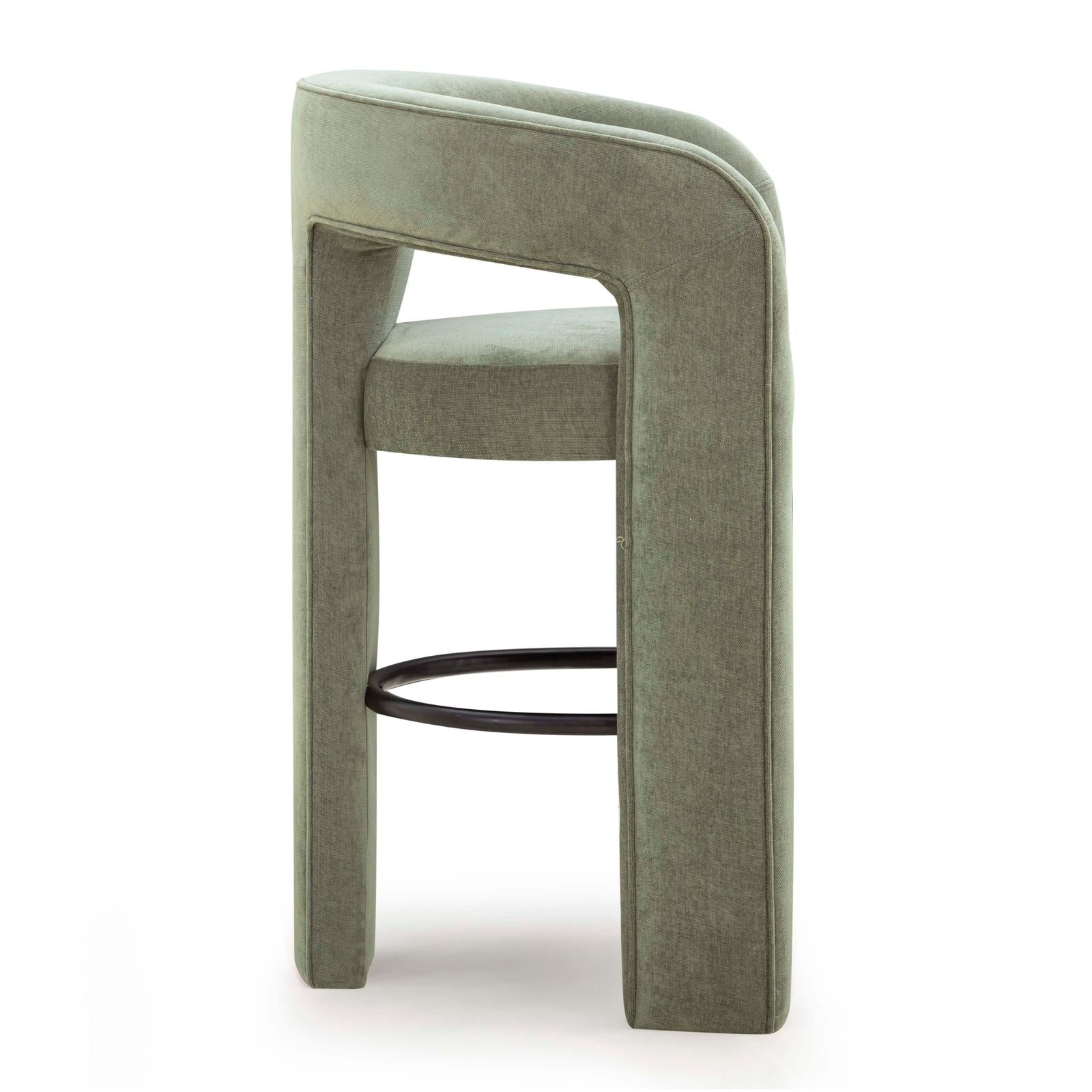 TOV Furniture Malone Performance Chenille Bar Stool