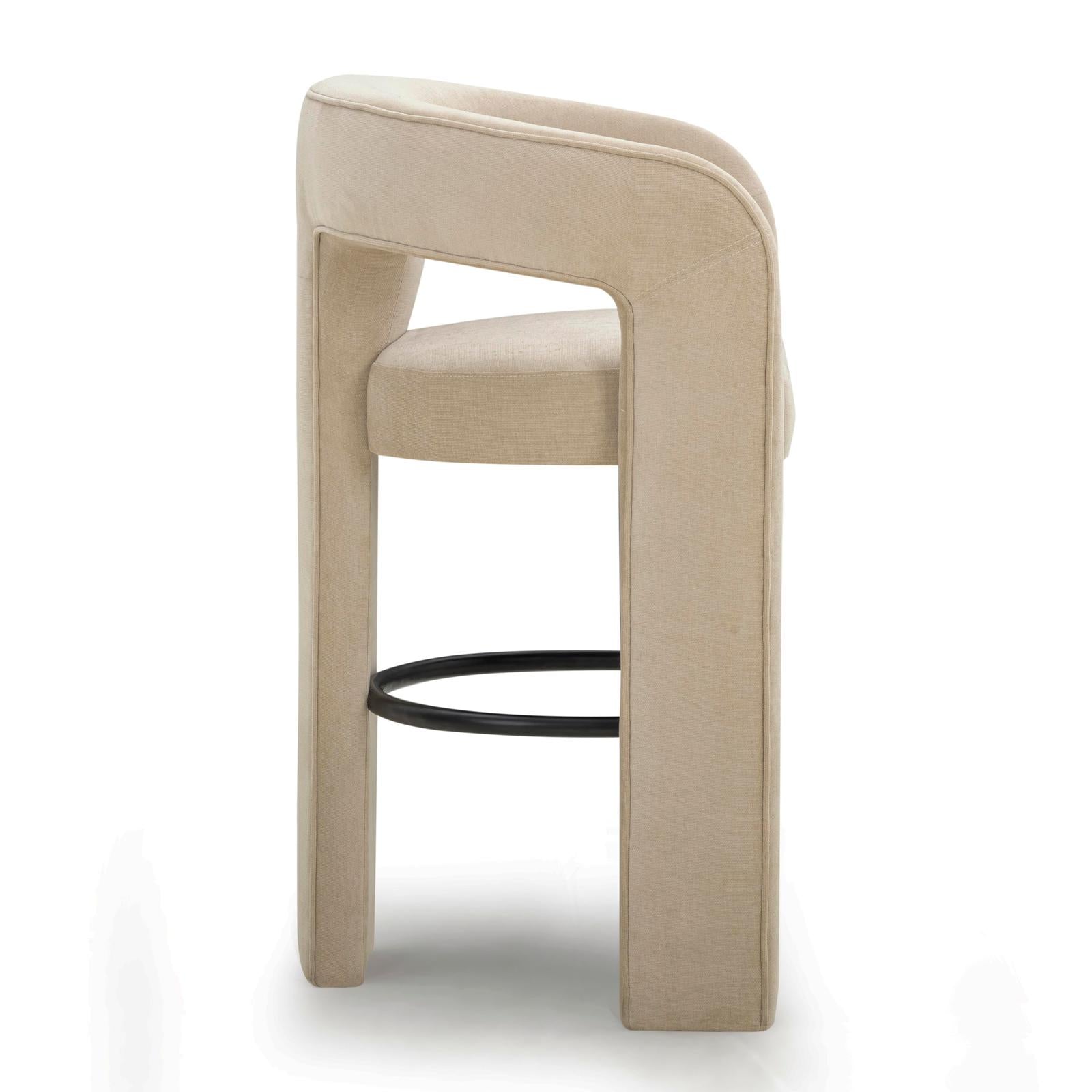 TOV Furniture Malone Performance Chenille Bar Stool