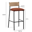 TOV Furniture Celine Boucle Bar Stool