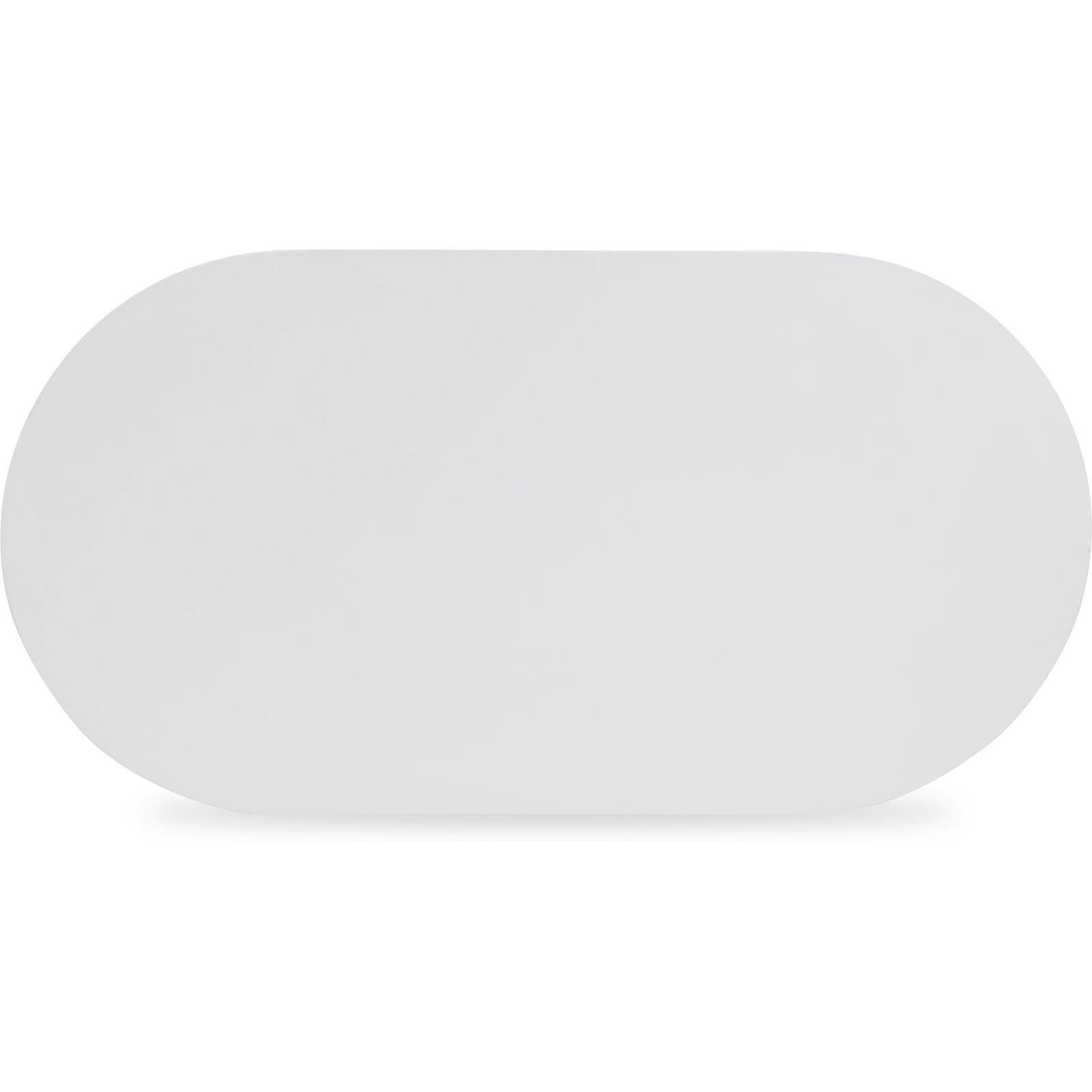 TOV Furniture Nara Pure White Indoor/Outdoor Concrete Dining Table