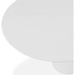 TOV Furniture Nara Pure White Indoor/Outdoor Concrete Dining Table