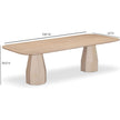 TOV Furniture Brocha Ash Wood Dining Table
