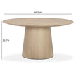 TOV Furniture Sahara Oak Round Dining Table