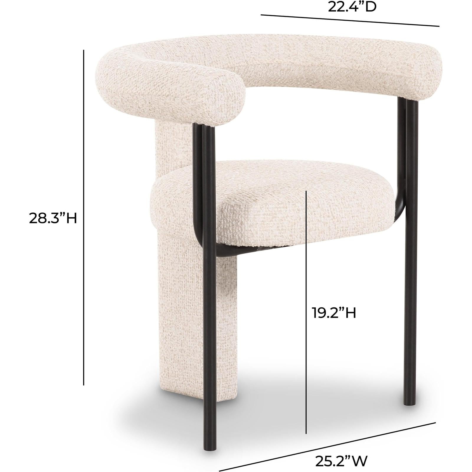 TOV Furniture Synn Performance Boucle Dining Chair