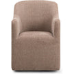 TOV Furniture Helena Tall Textured Weave Performance Fabric Dining Chair