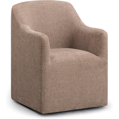 TOV Furniture Helena Tall Textured Weave Performance Fabric Dining Chair