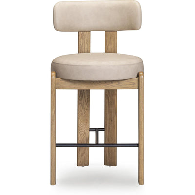 TOV Furniture Odessa Performance Vegan Leather Counter Stool