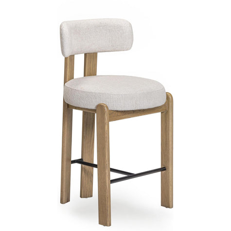 TOV Furniture Odessa Cream Performance Fabric Counter Stool