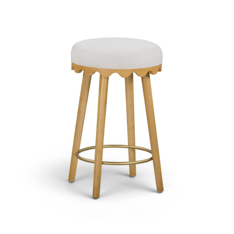 TOV Furniture Oodle Performance Vegan Mohair Counter Stool