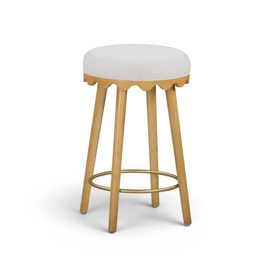 TOV Furniture Oodle Performance Vegan Mohair Counter Stool