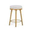 TOV Furniture Oodle Performance Vegan Mohair Counter Stool