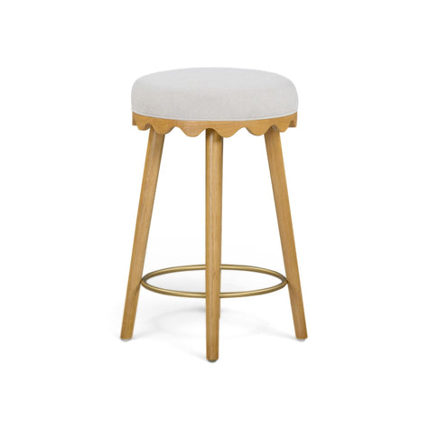 TOV Furniture Oodle Performance Vegan Mohair Counter Stool
