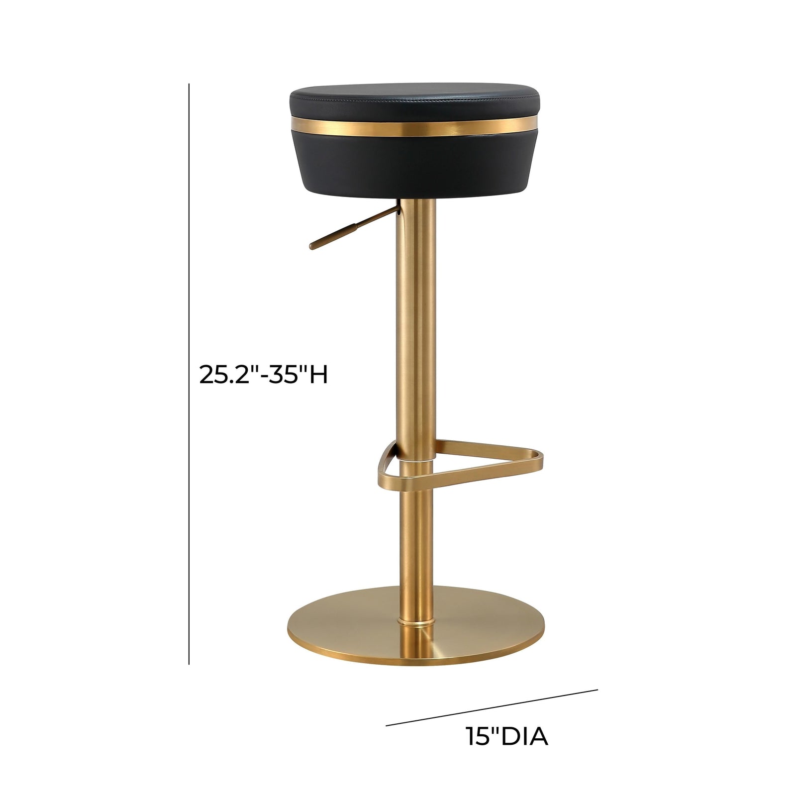 TOV Furniture Astro Adjustable Stool