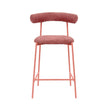 TOV Furniture Liliana Velvet Counter Stool