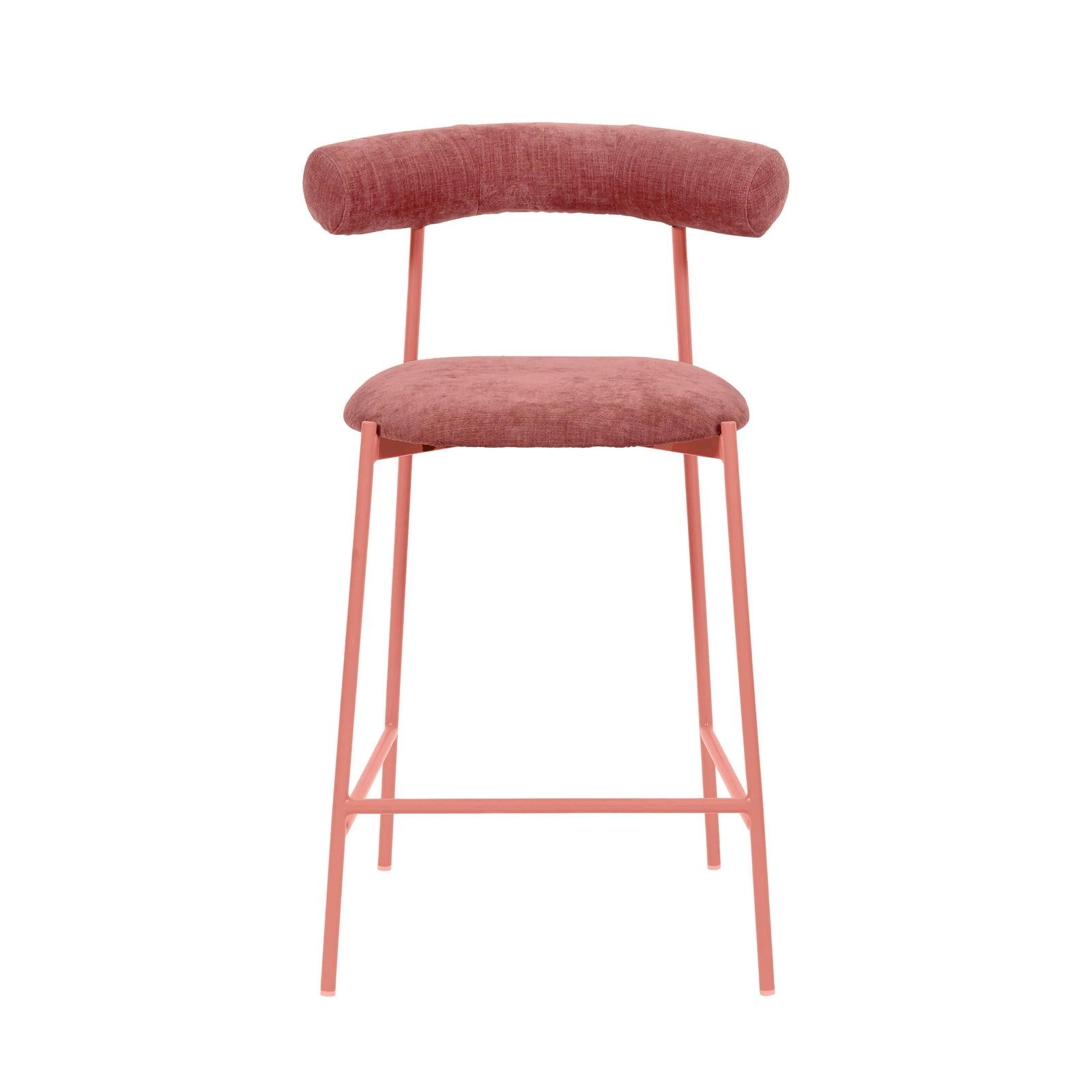 TOV Furniture Liliana Velvet Counter Stool