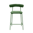 TOV Furniture Liliana Velvet Counter Stool