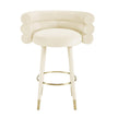 TOV Furniture Betty Performance Velvet Bar Stool