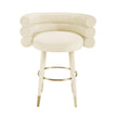 TOV Furniture Betty Performance Velvet Counter Stool