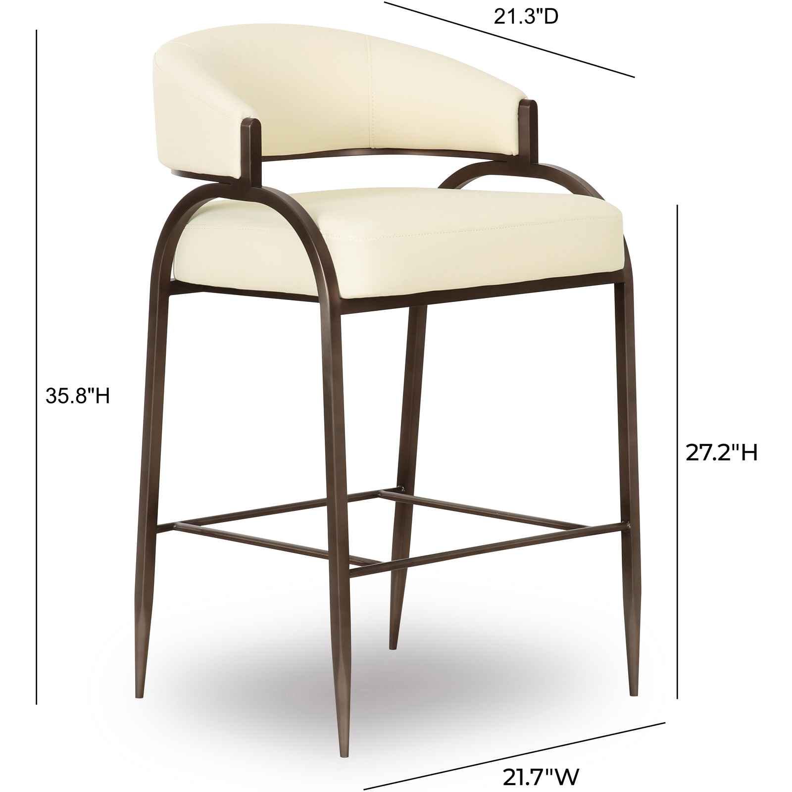 TOV Furniture Tatum Performance Counter Stool