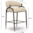 TOV Furniture Tatum Performance Counter Stool