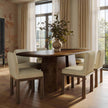 TOV Furniture Gladyss Burl Oval Dining Table