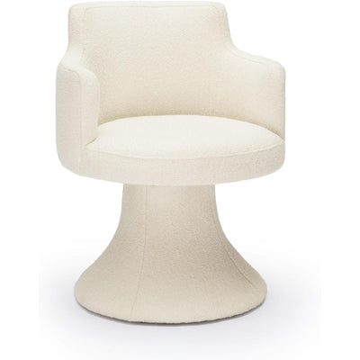 TOV Furniture Jeffree Performance Boucle Swivel Dining Chair