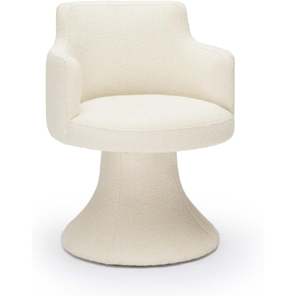 TOV Furniture Jeffree Performance Boucle Swivel Dining Chair