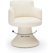 TOV Furniture Jeffree Performance Boucle Swivel Dining Chair