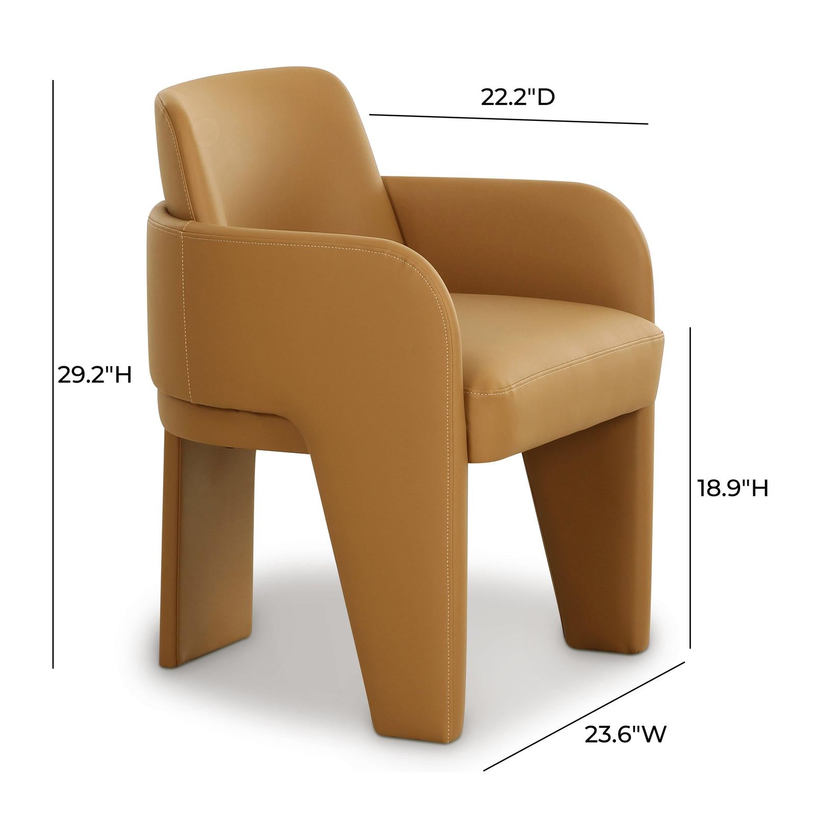 TOV Furniture Leo Vegan Leather Dining Chair