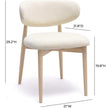 TOV Furniture Zinea Performance Textured Velvet Dining Chair
