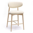 TOV Furniture Zinea Performance Textured Velvet Counter Stool