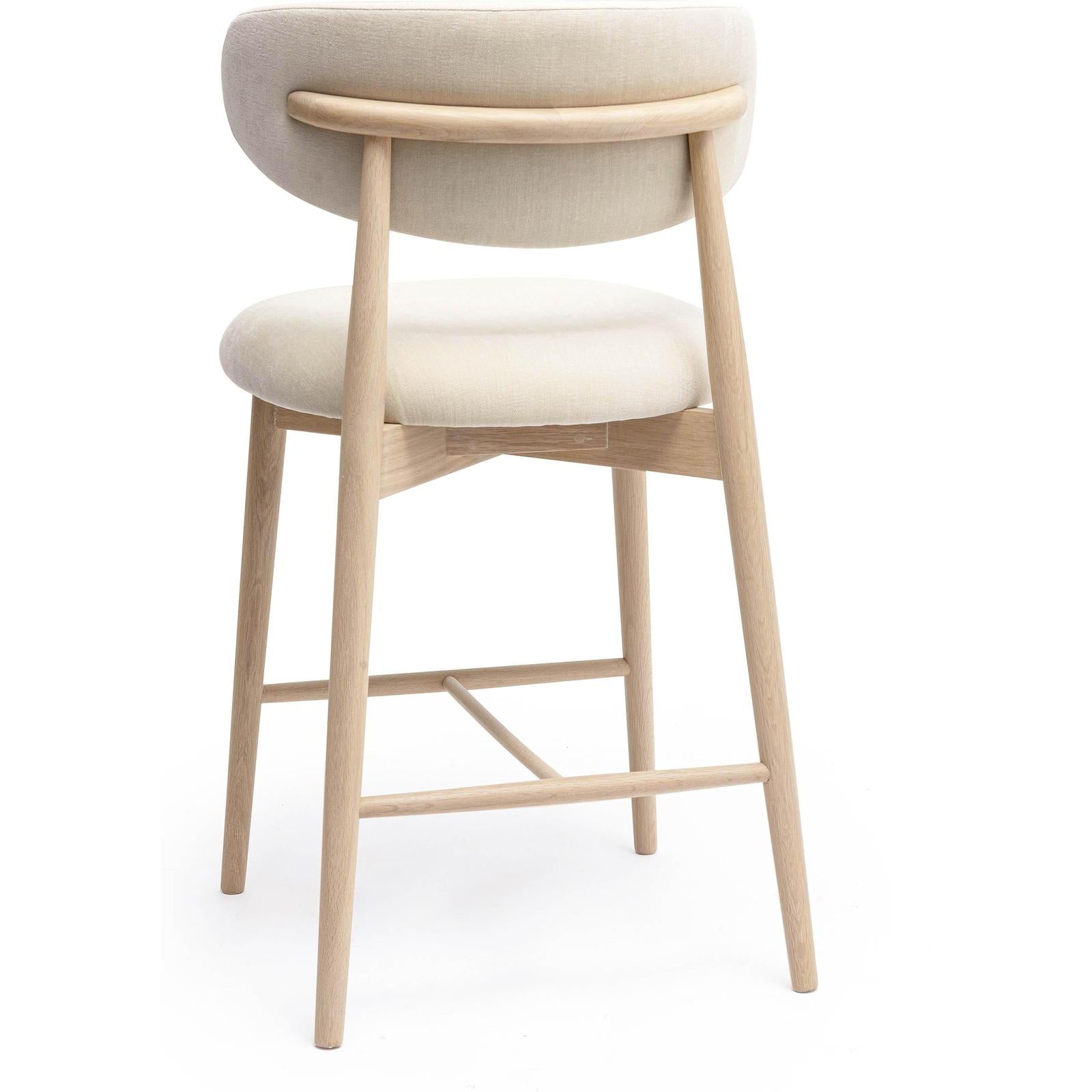 TOV Furniture Zinea Performance Textured Velvet Counter Stool