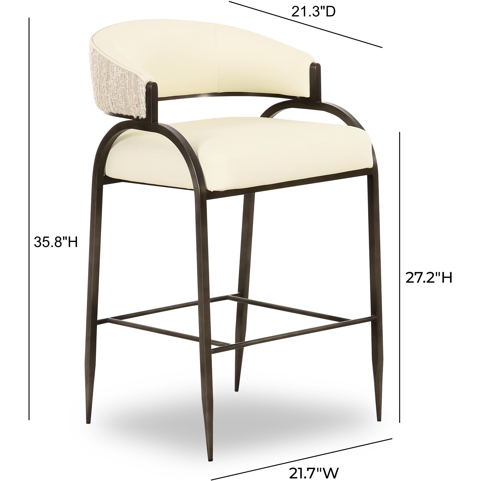 TOV Furniture Tatum Performance Counter Stool
