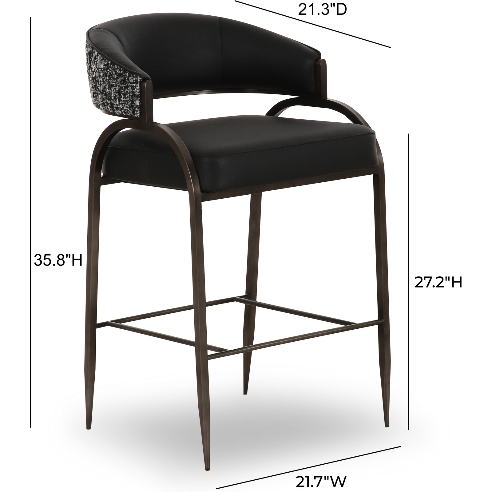 TOV Furniture Tatum Performance Counter Stool
