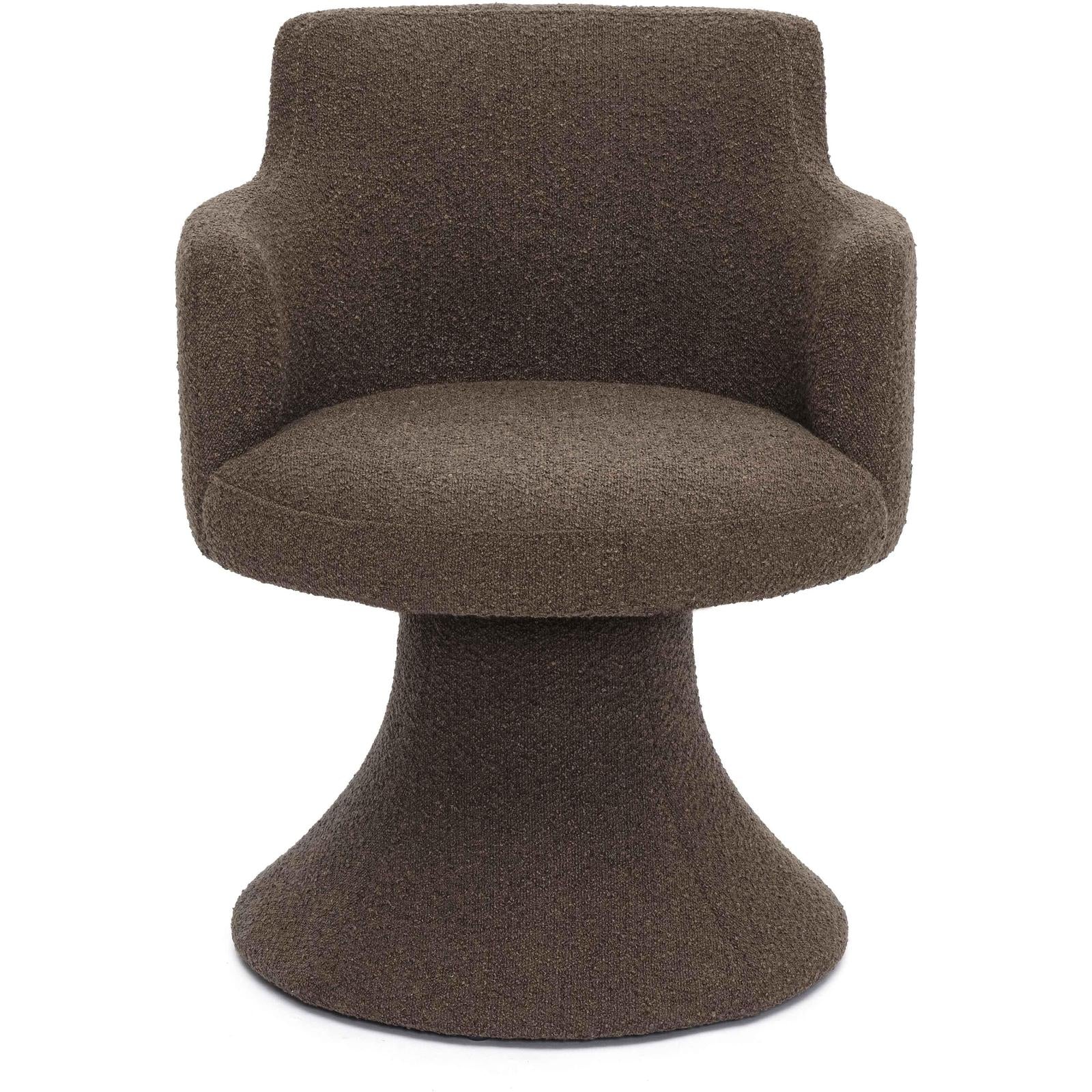 TOV Furniture Jeffree Performance Boucle Swivel Dining Chair