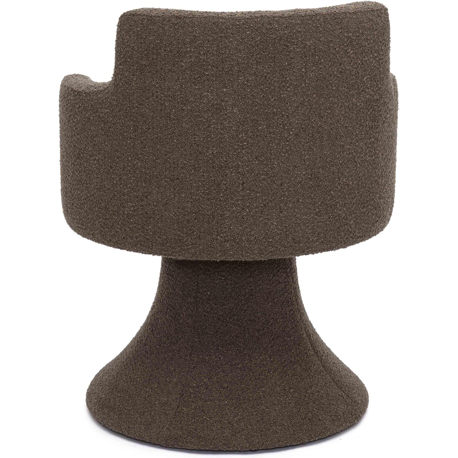 TOV Furniture Jeffree Performance Boucle Swivel Dining Chair