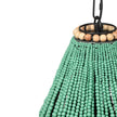 TOV Furniture Palani Green Wooden Bead Chandelier