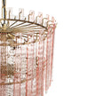 TOV Furniture Hampshire Pink Acrylic 3-Tier Chandelier